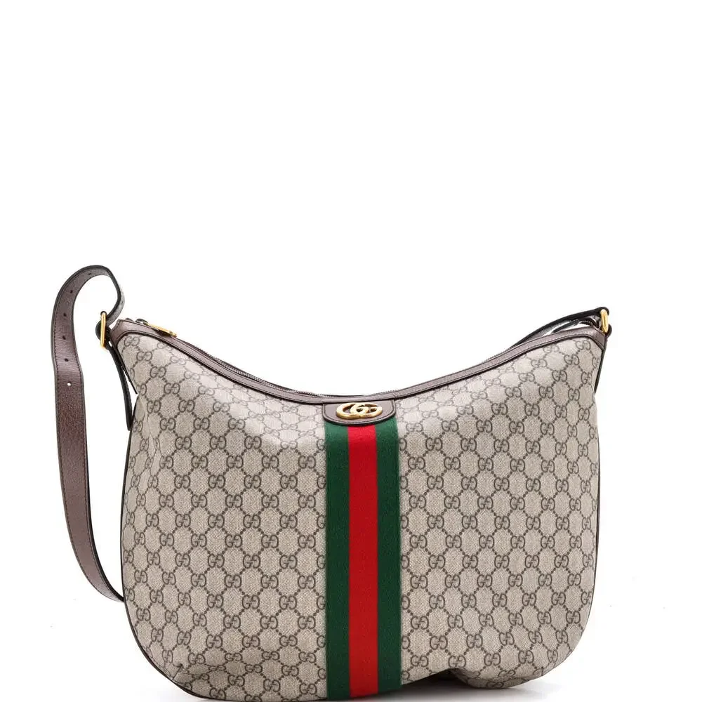 Gucci Ophidia Half Moon Hobo Gg Coated #269769G17B